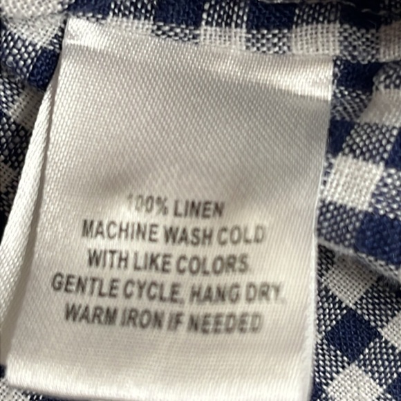 UnTuckIT long sleeve button down shirt grenoille navy - Picture 7 of 13